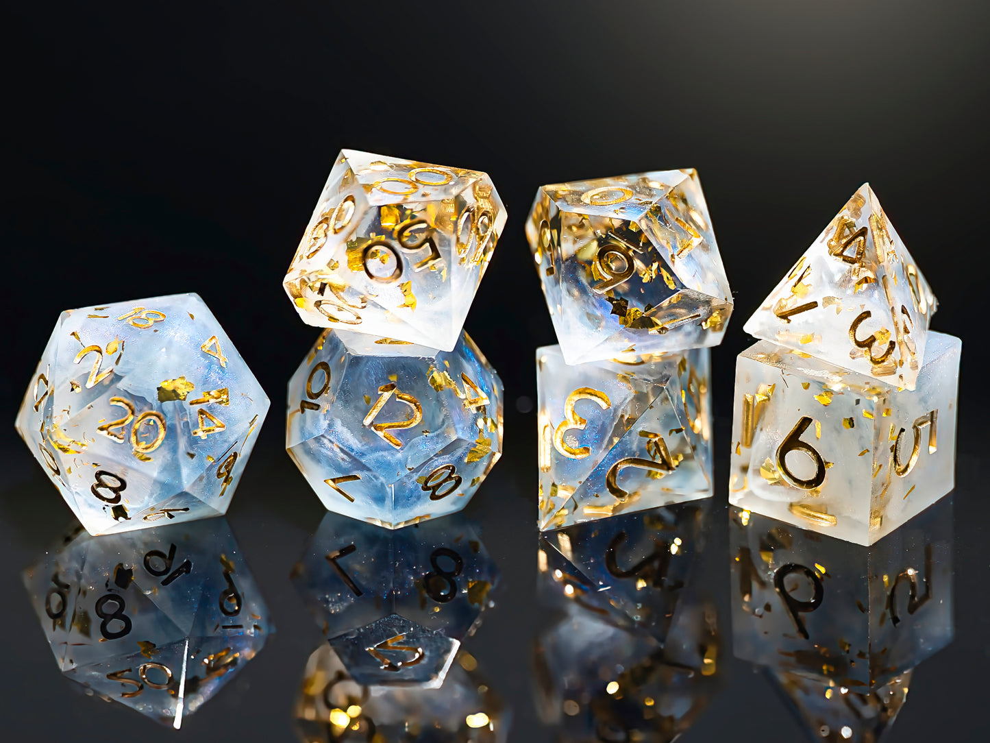Celestial Pearl Dice Set