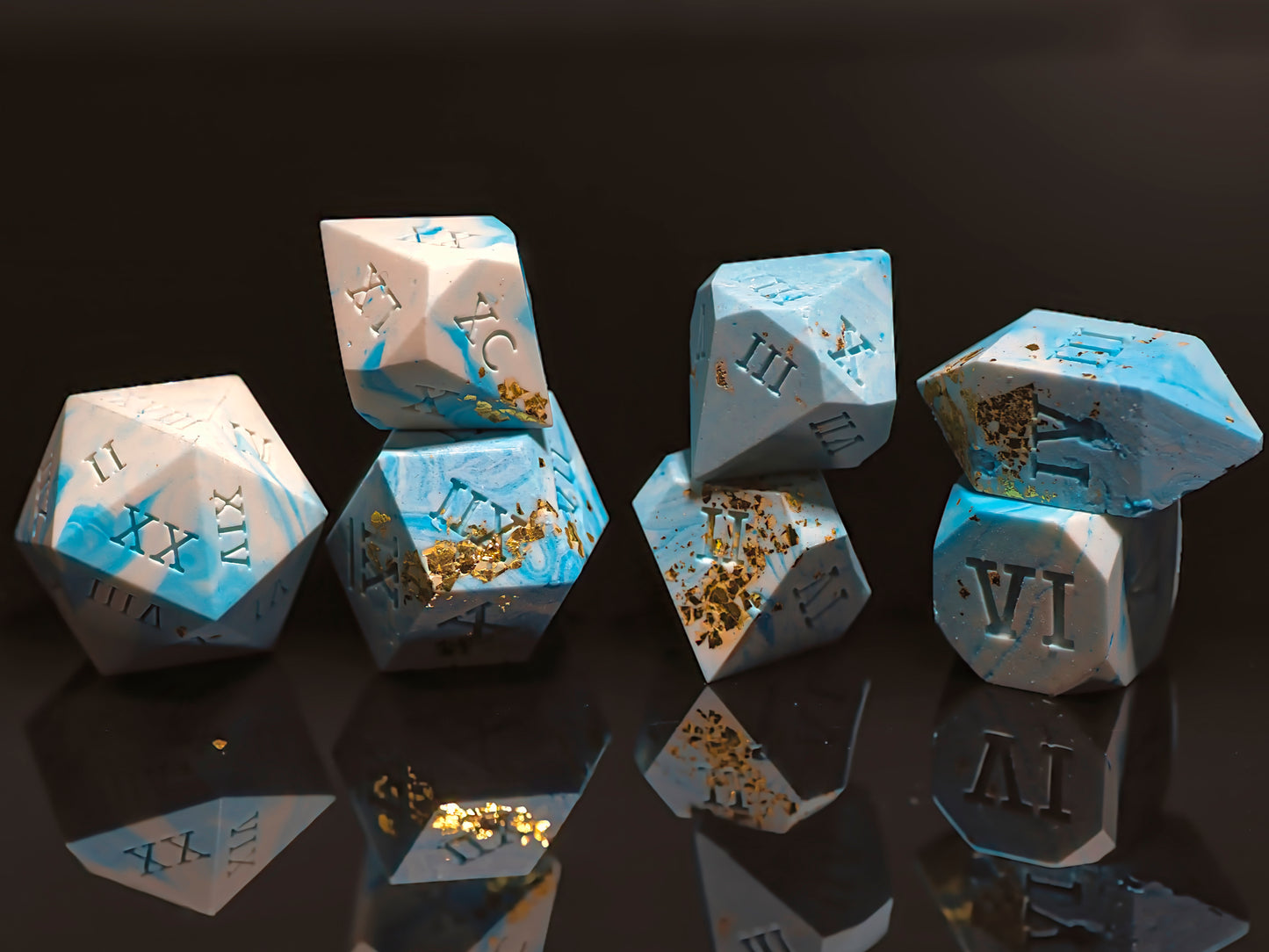 Roman Bath Dice Set