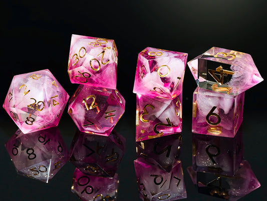 Fuchsia Malice Dice Set