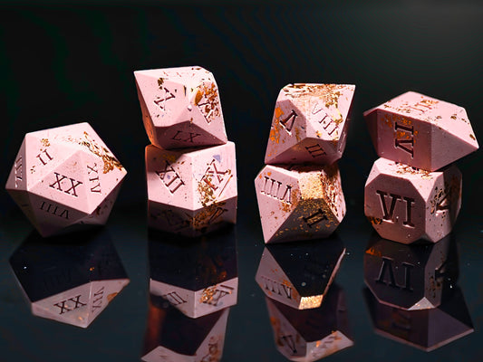 Roman Rose dice set